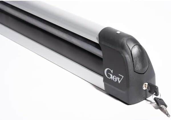 GEV Porte-Skis en Aluminium - Taille L - Porte-skis et snowboards - Noir/aluminium - Compatible avec Voiture