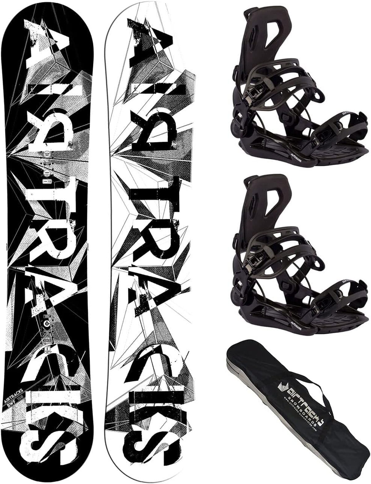Test du set snowboard AIRTRACKS BWF Extra Wide 171 : master XL et sac SB inclus
