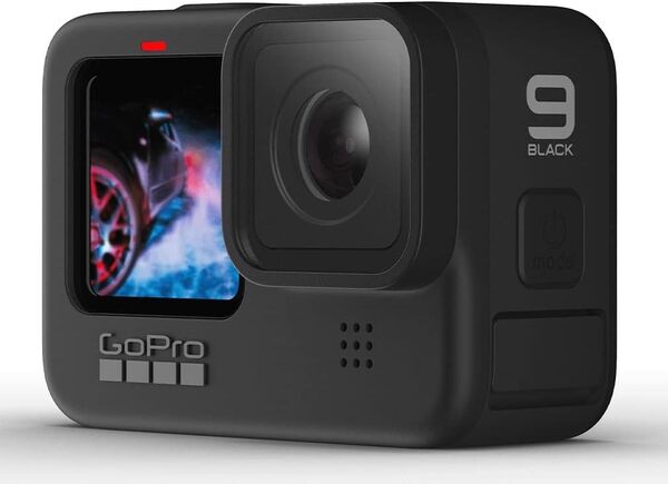 GoPro HERO9 - Caméra de sport étanche avec écran LCD avant et écran tactile arrière, vidéo Ultra HD 5K, photos 20 MP, diffusion en direct 1080p, webcam, stabilisation, noir