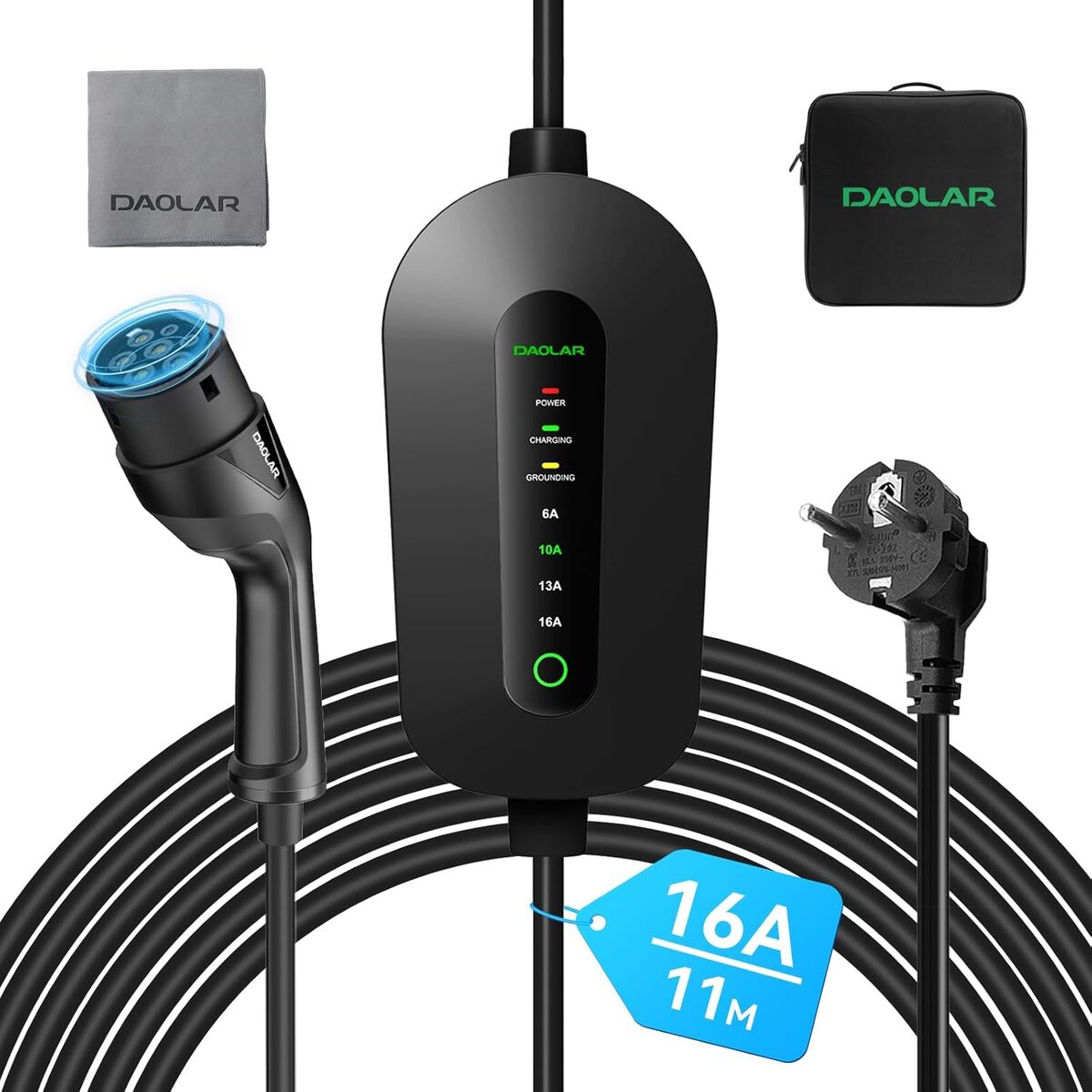 Test du chargeur portable DAOLAR EV : puissance et polyvalence