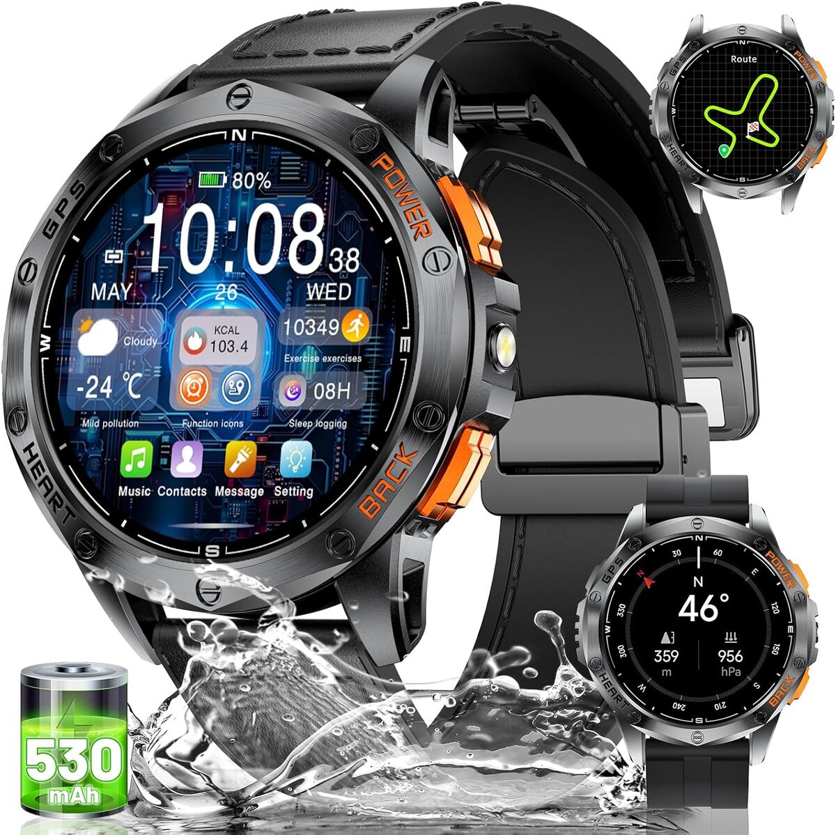 Test : montre connectée homme Huawei GT3, endurance et polyvalence