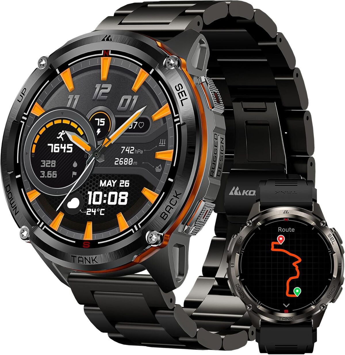 Test : montre connectée KOSPET Tank T3 Ultra 2, robuste et performante