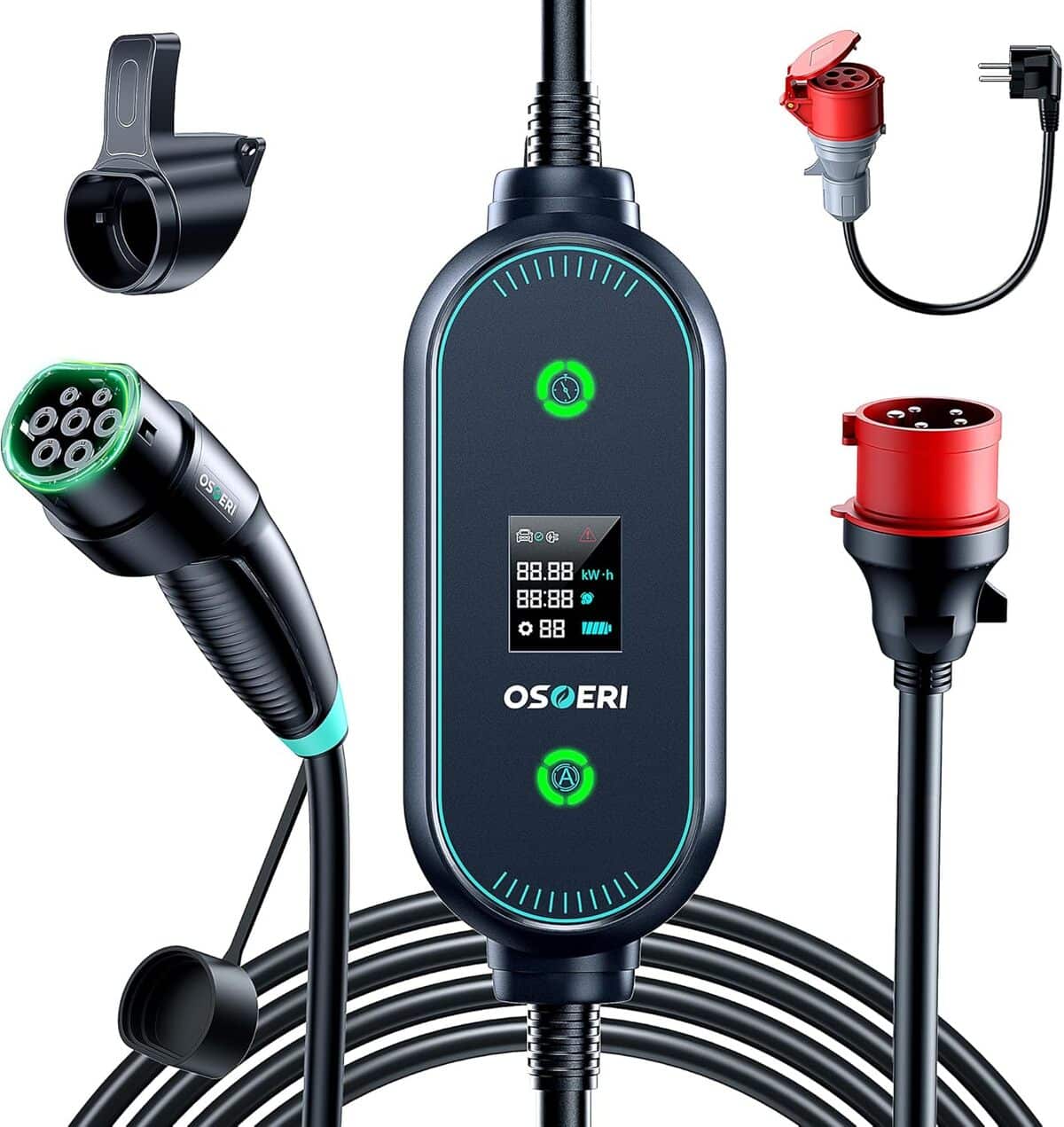Test : chargeur Osoeri EV Type 2, 11KW portable