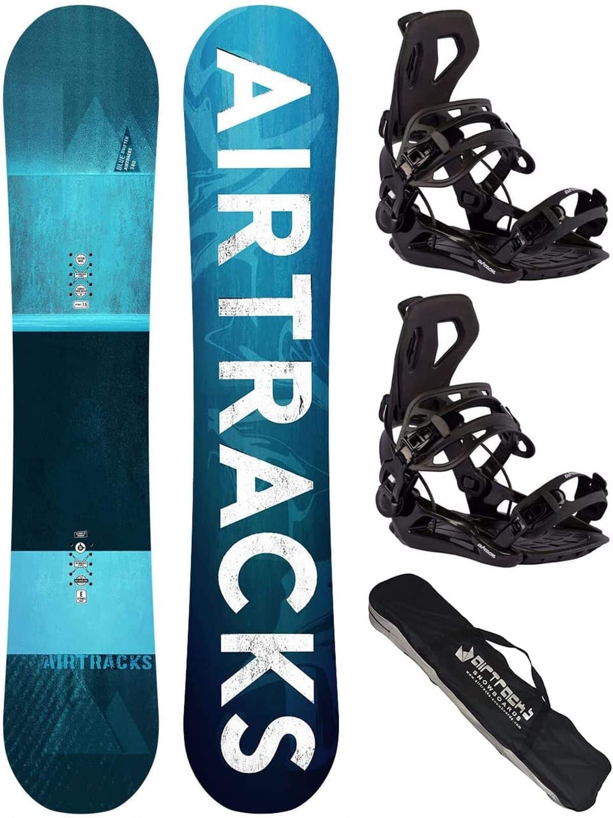 Test du snowboard AIRTRACKS Blue Drifter Wide Hybrid Rocker 155