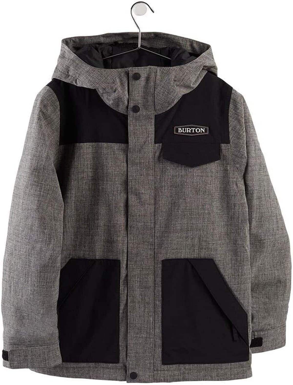 Test : veste de snowboard garçon Burton Dugout modèle Bog Heather en taille S