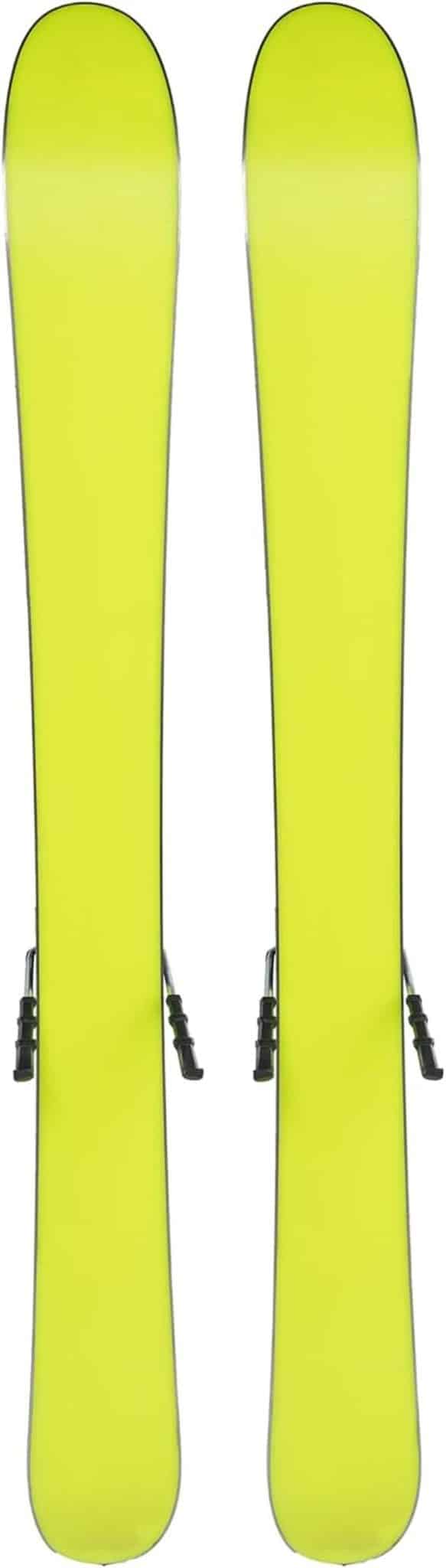GPO Snowblade Snowkid | Ski Court avec Attache de sécurité Tyrolia-SR-10 | 99 cm de Longueur | Big Foot-Ski pour Homme et Femme