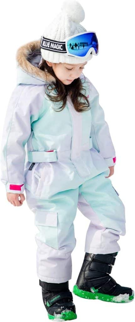 Test : combinaison de ski Bluemagic pour enfants, modèle Aurore 125 cm