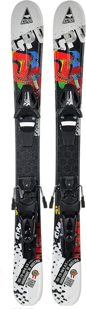 Test des skis GPO Snowblade Snowkid 99 cm avec fixation Tyrolia-SR-10