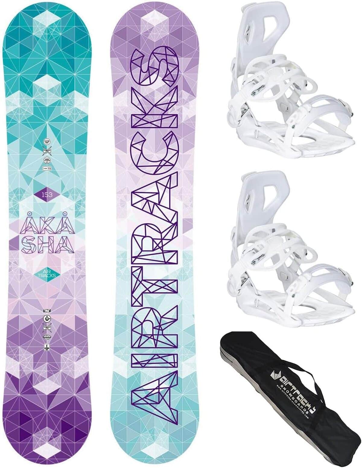 Test snowboard Airtracks Akasha Lady 150 : performance et style féminin