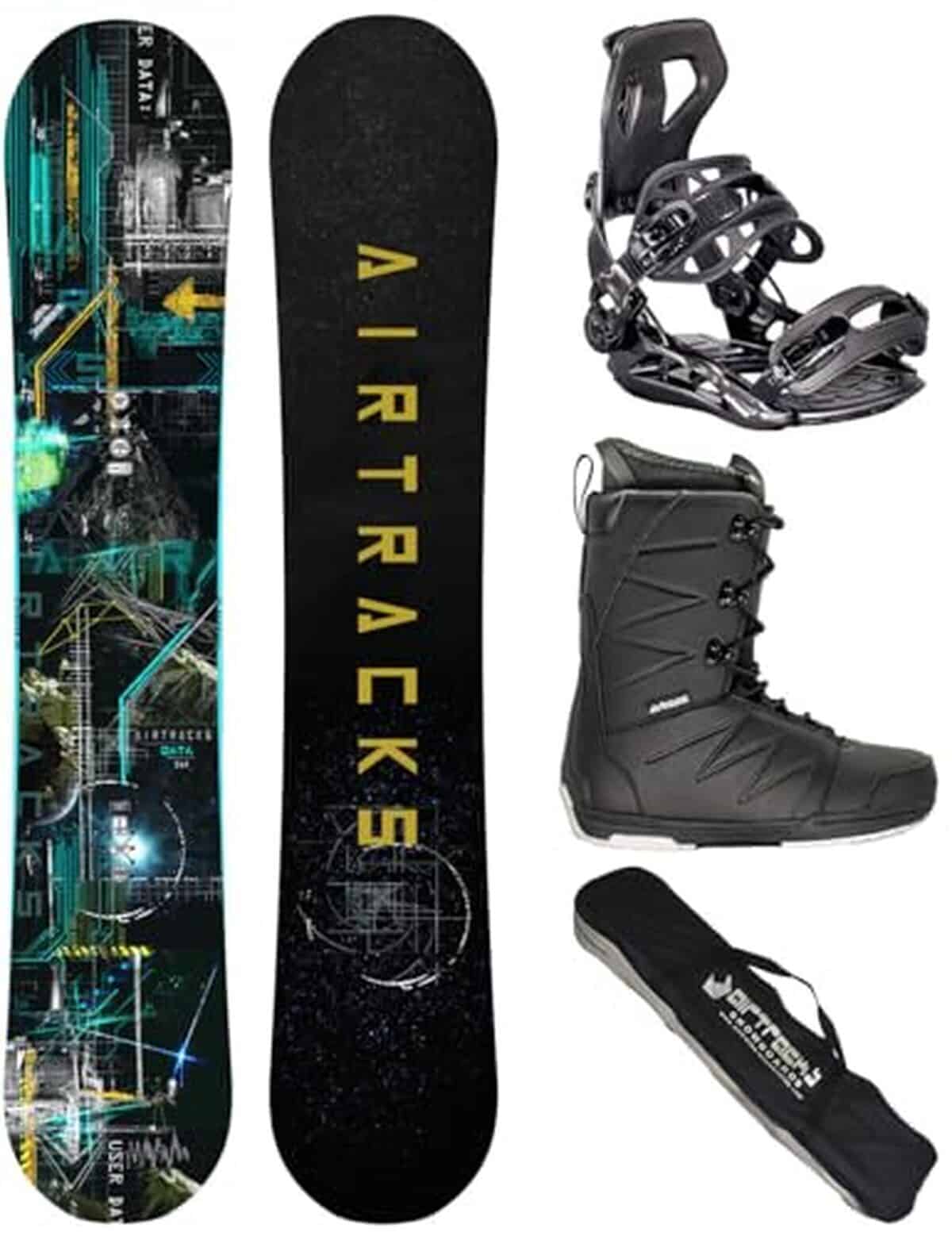 Test : snowboard AIRTRACKS Data Zero Rocker Large 160