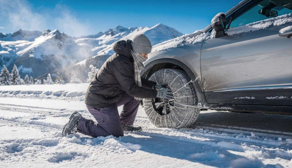 Comment installer des chaussettes neige en 3 étapes simples