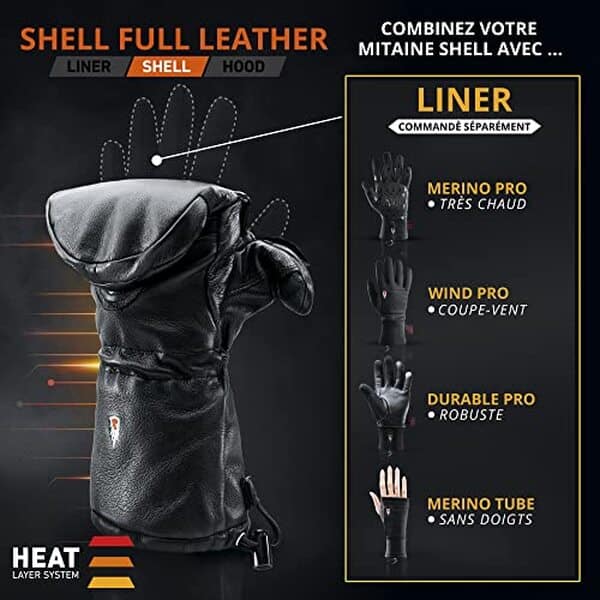Découvrez notre test complet des moufles Shell Full Leather de THE HEAT COMPANY : protection optimale et confort contre le froid, idéales pour l'hiver