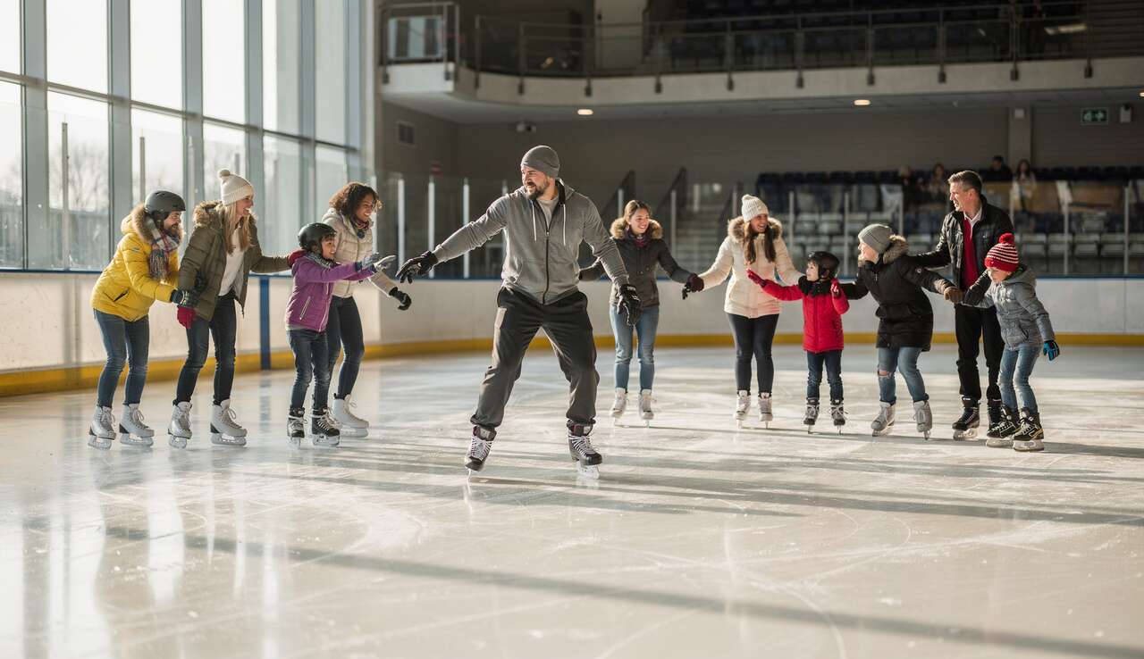 Apprendre &agrave; patiner &agrave; glace : les premiers pas essentiels
