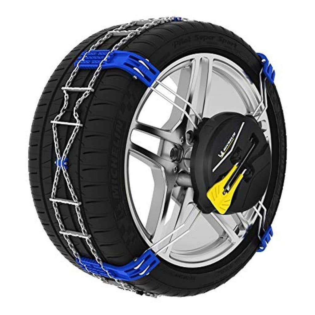 Test des chaînes à neige frontales Michelin Fast Grip N°100