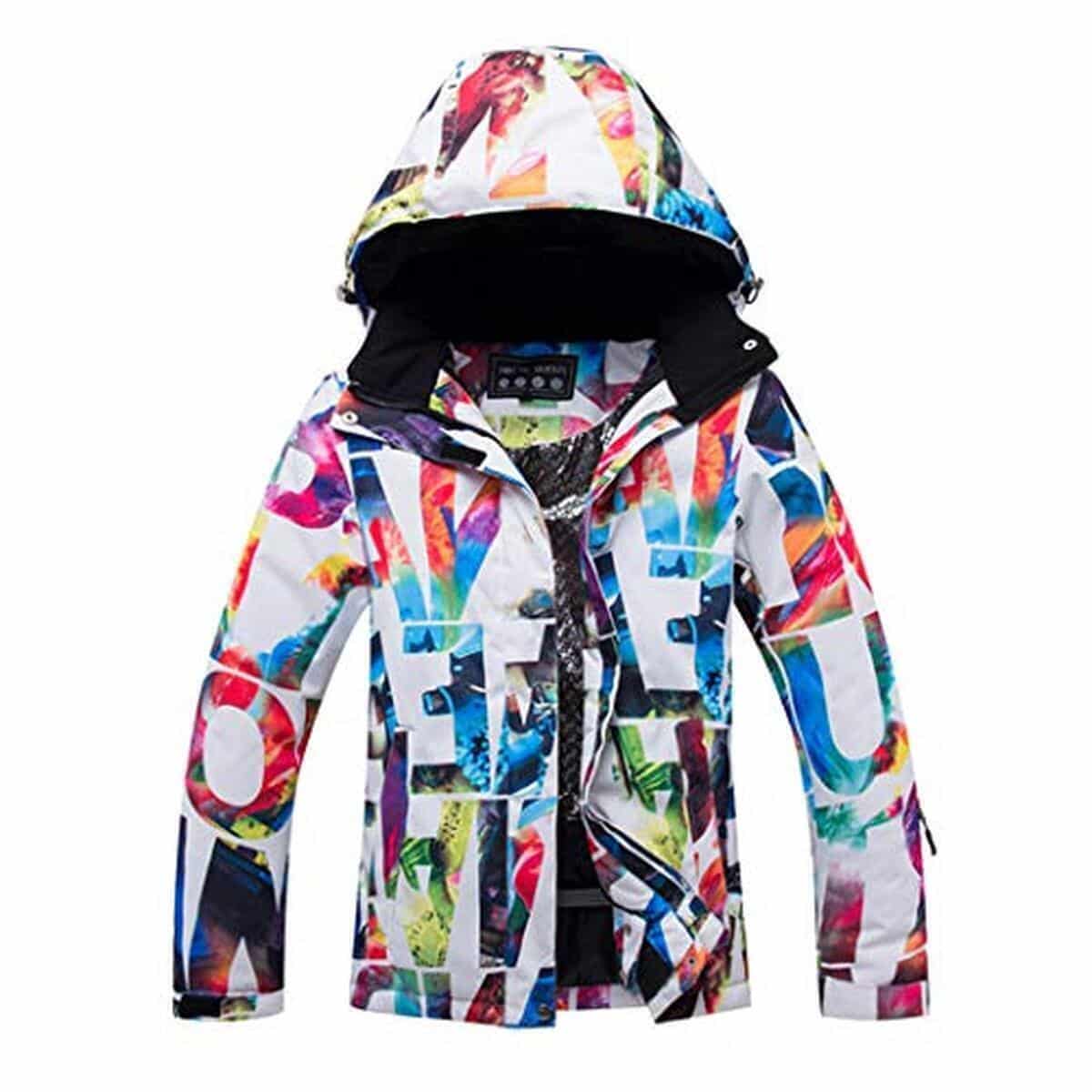 Test : hanmax veste de ski femme chaude et imperméable florale