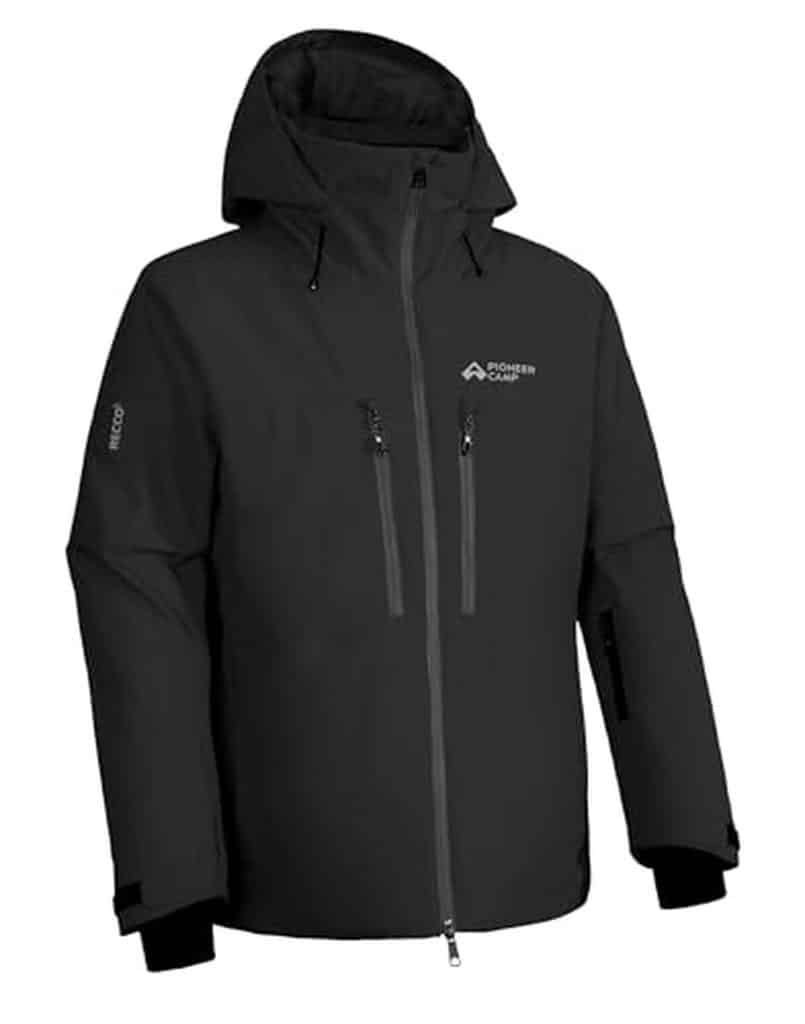 Test : veste de ski imperméable Pioneer Camp avec multi-poches et capuche
