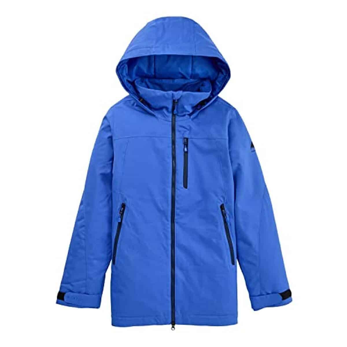 Test : veste de snowboard Burton pour femme, modèle Lelah, couleur bleu amparo, taille m EU