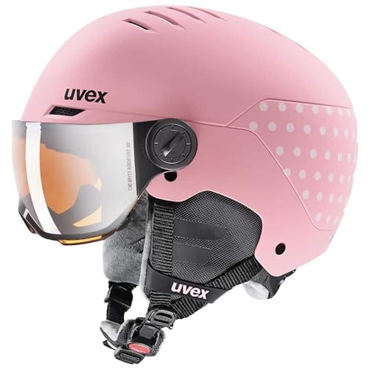 Test casque enfant Rocket Jr Visor uvex : confort et sécurité sur les pistes