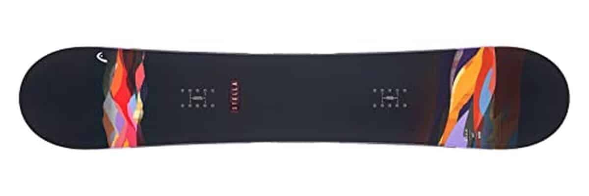 Test : snowboard femme Stella Head 143 noir/mélangé