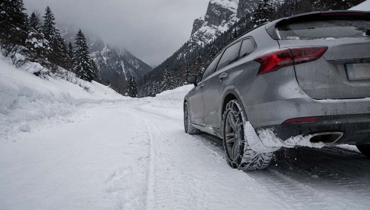 Solutions alternatives : pneus neige et cloutés