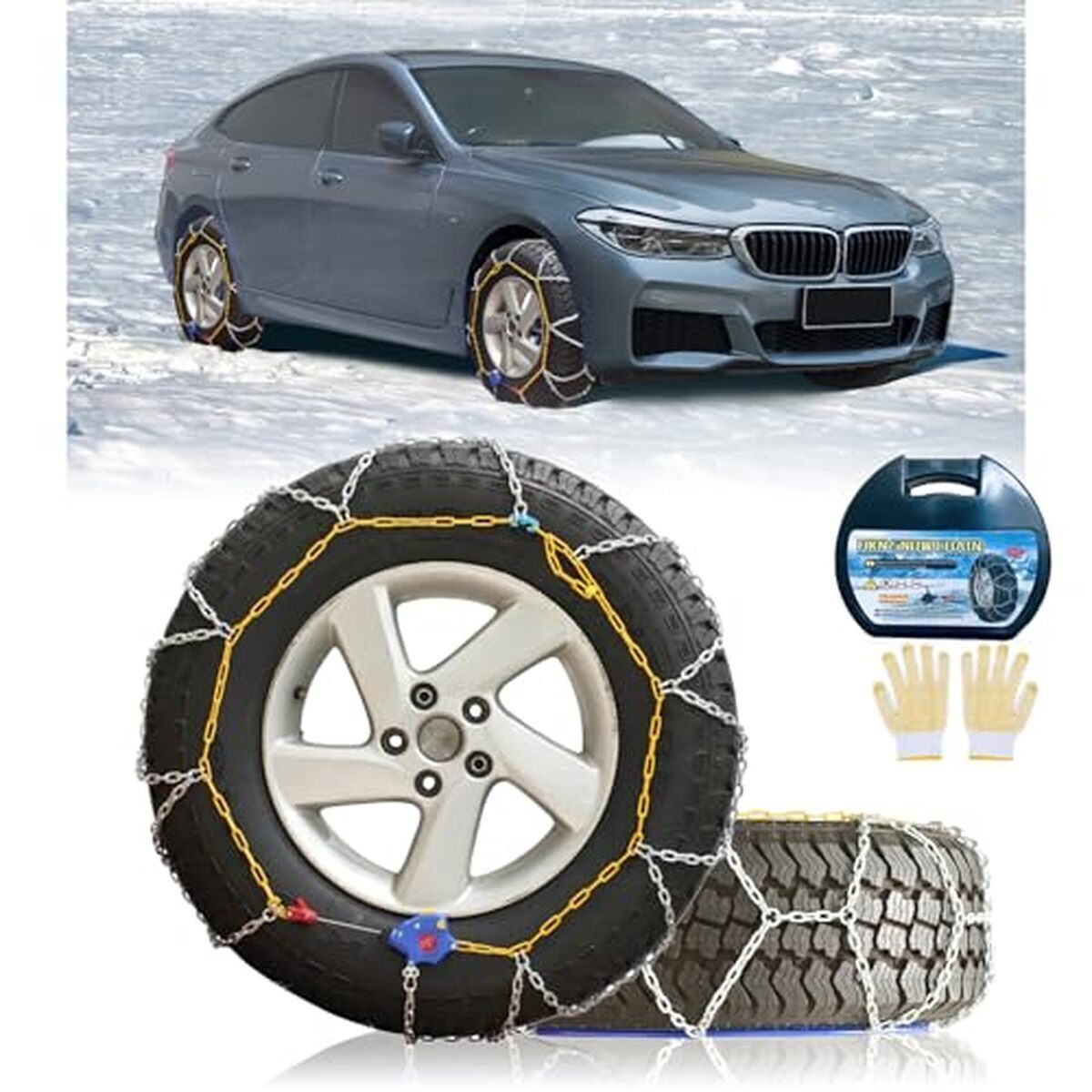 Test chaînes de traction neige Neochiaevo HKN90 : efficaces et faciles à installer