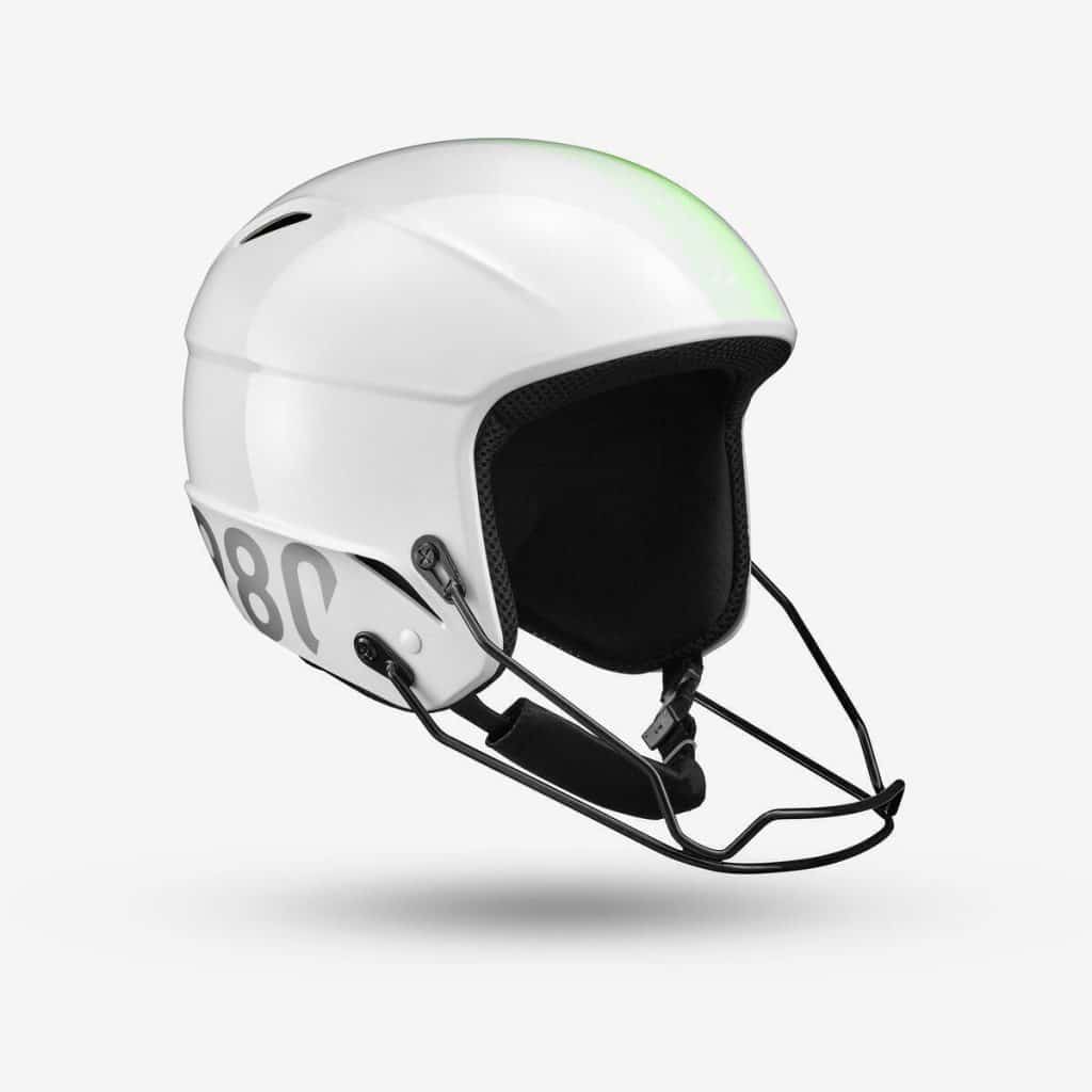 Test : casque de ski compétition enfant Decathlon FIS blanc