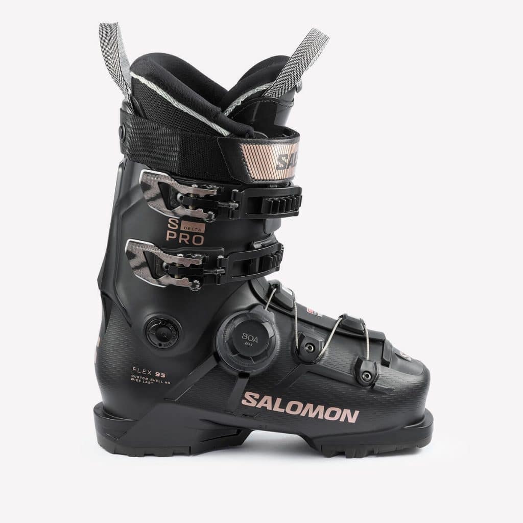 Test des chaussures de ski femme Decathlon Salomon Delta 95 BOA HV