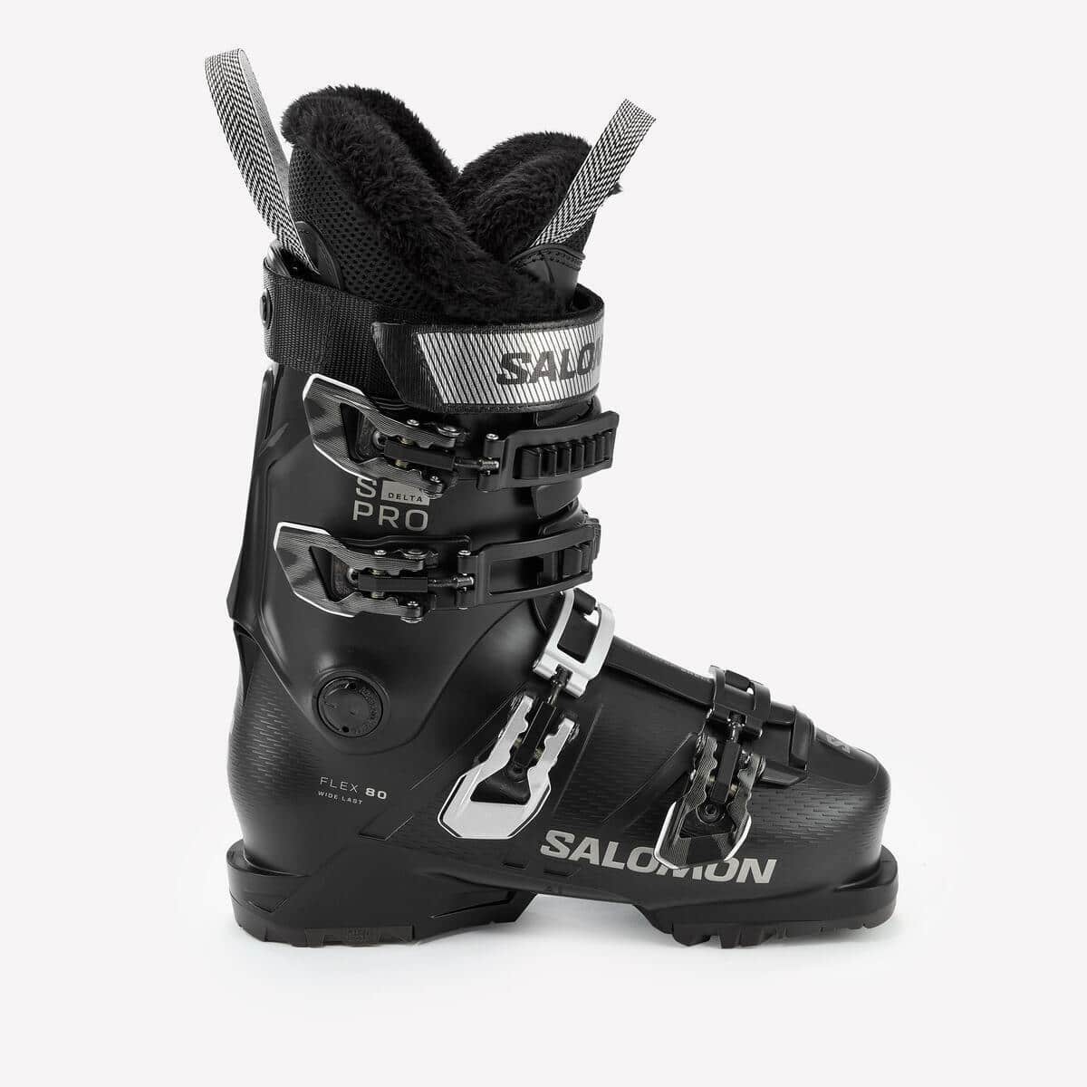 Test : chaussures de ski femme Salomon Delta 80 HV noires chez Decathlon