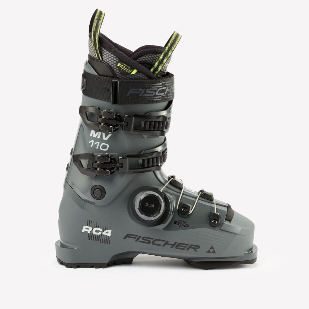Test : chaussures de ski Fischer RC4 110 MV BOA kakis chez Decathlon